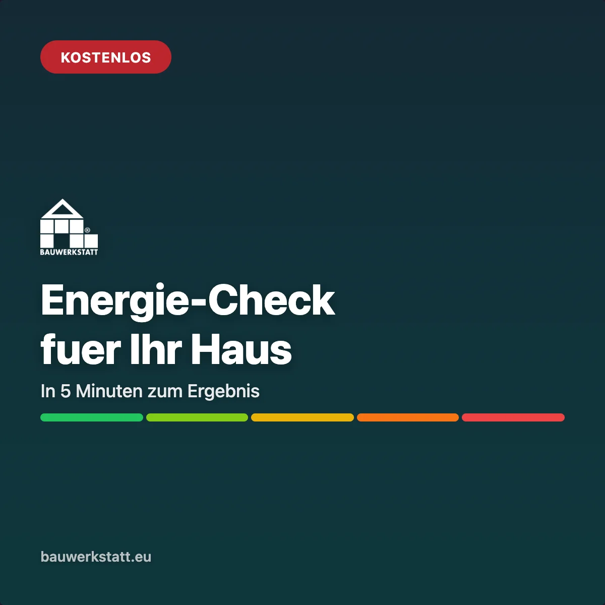Kostenloser Energie-Check – jetzt starten